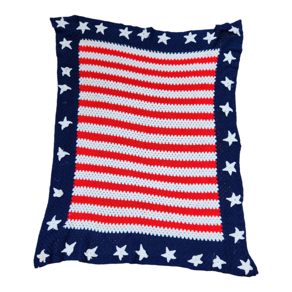 Vintage‎ crochet afigan blanket